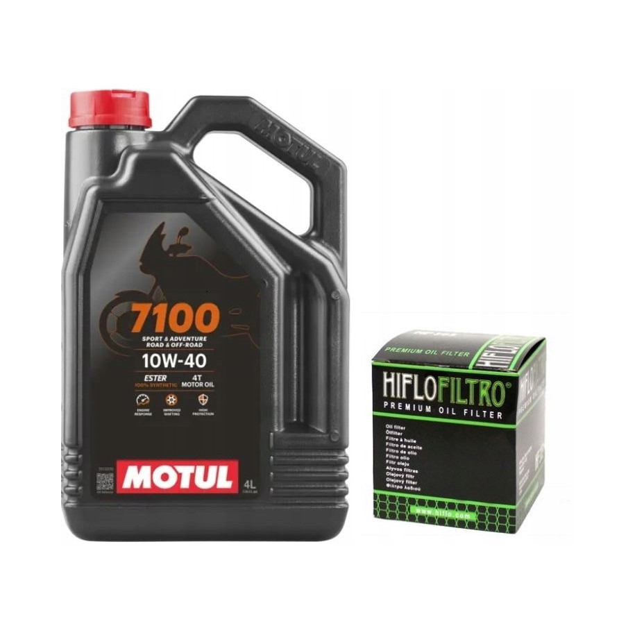 Olej MOTUL 7100 10w40 4T 4L + filtr oleju