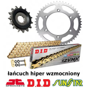 YAMAHA XT 600K 1991-1994 ZESTAW NAPĘDOWY DID HIPER WZMOCNIONY ZŁOTY